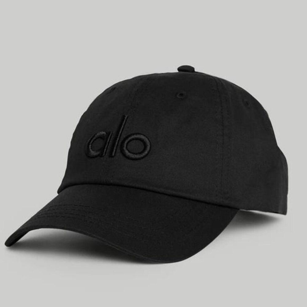 Alo Yoga Off-Duty Cap Black/Black NEW